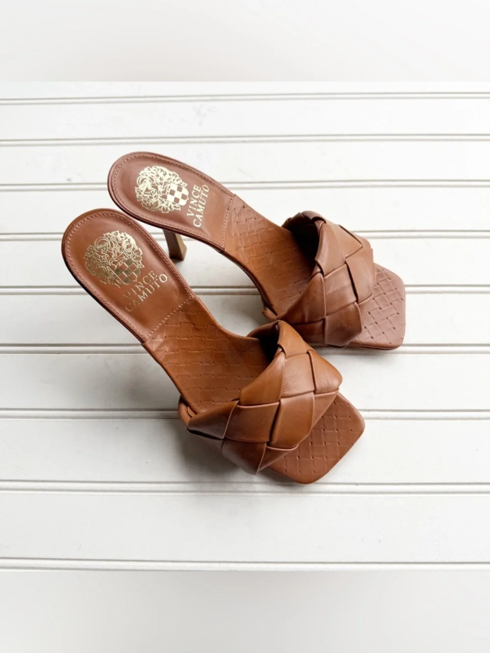 Vince Camuto Size 7.5 Brelanie Braided Strap Sandal